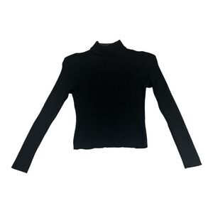 Pull&Bear Classic Black Turtleneck Sweater
